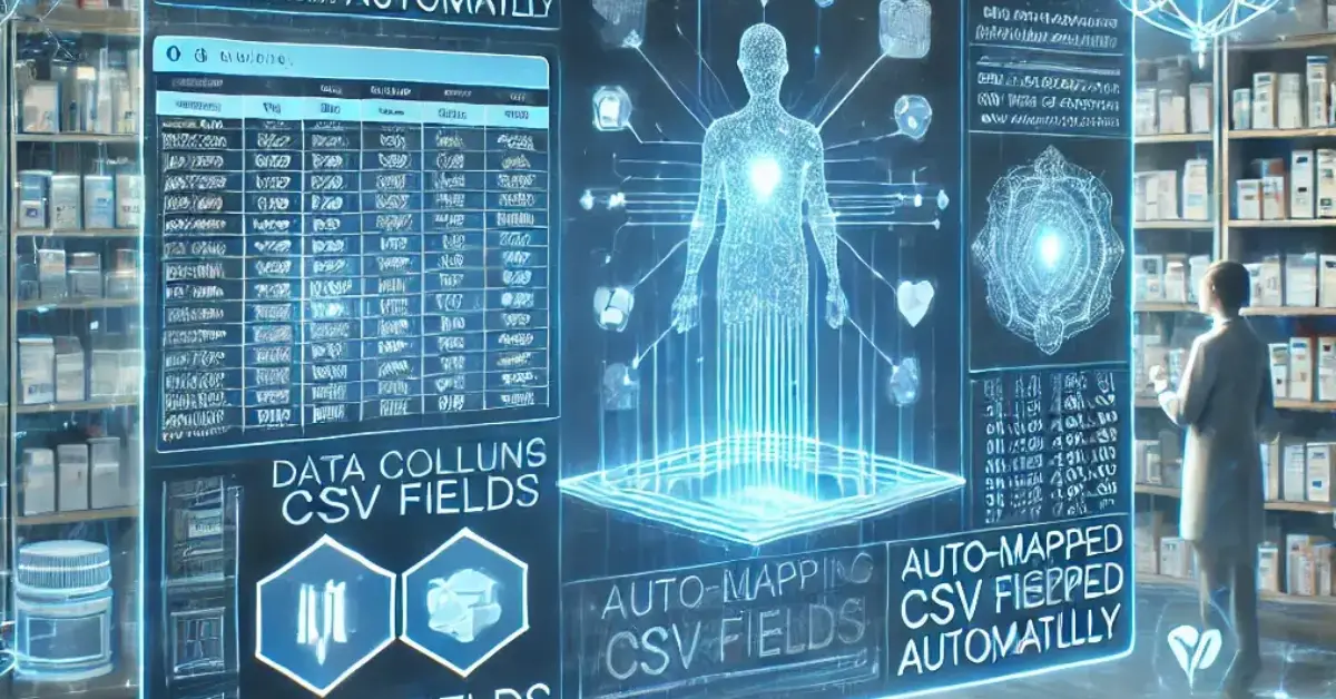 Using AI for Auto-Mapping CSV Fields in Pharmacy Software